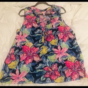 Lilly Pulitzer Essie top  size XL
